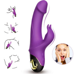 ARMONY - METEROR DILDO VIBRATEUR LAPIN ROTATEUR VIOLET