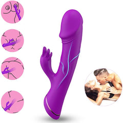 ARMONY - GODE VIBRATEUR LAPIN SILICONE VIOLET