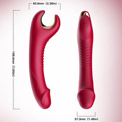 ARMONY - VIBRATEUR & ROTATEUR PRINCE DILDO ROUGE