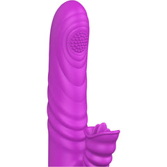 ARMONY - VIBRATEUR MULTIFONCTION ANGELIA AVEC LANGUE STIMULANTE EFFET CHALEUR VIOLET