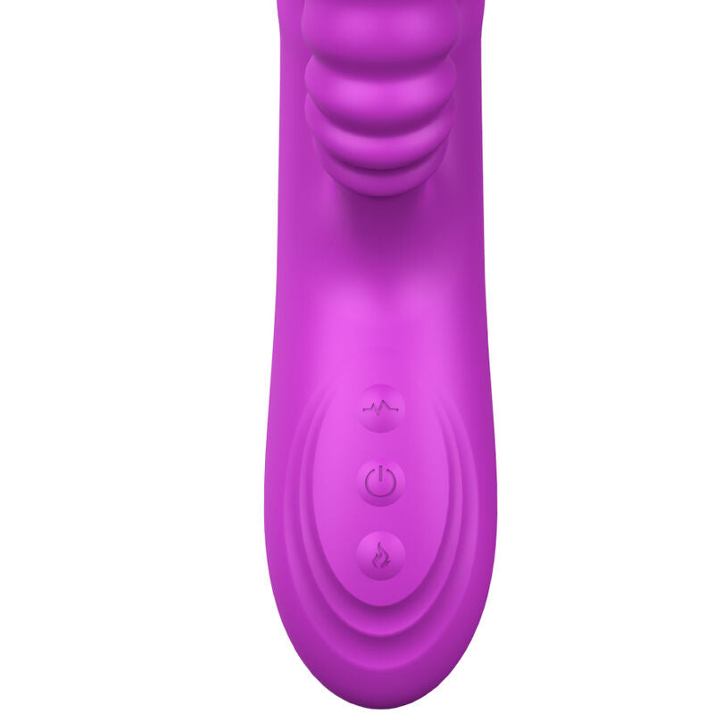 ARMONY - VIBRATEUR MULTIFONCTION ANGELIA AVEC LANGUE STIMULANTE EFFET CHALEUR VIOLET