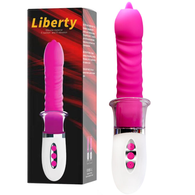 ARMONY - VIBRATEUR LIBERTY & POUSSÉE AVEC LANGUE