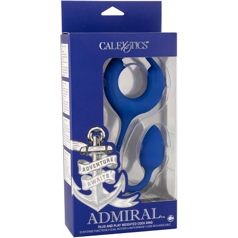 CALEXOTICS - ADMIRAL ANNEAU PÉNIEN LESTÉ BLEU