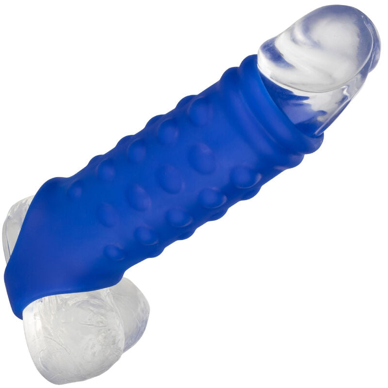 CALEXOTICS - ADMIRAL COUVERCLE DE PÉNIS EN PERLES SILICONE LIQUIDE BLEU