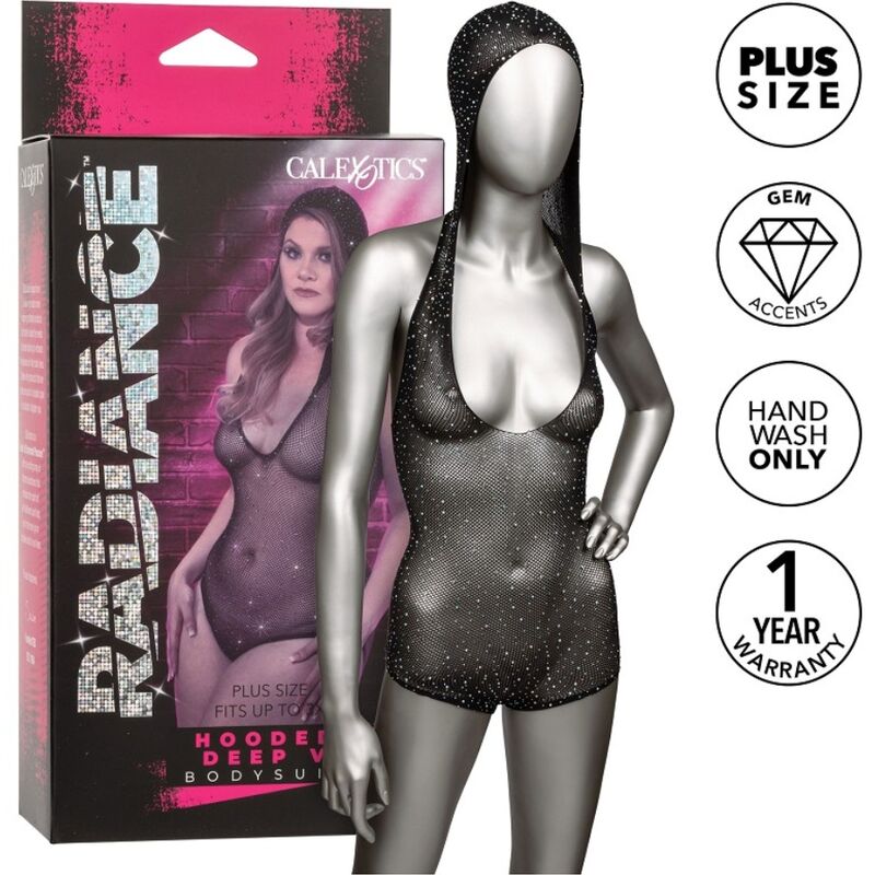 CALEXOTICS - RADIANCE BODY CAPUCHE EN V PROFOND GRANDE TAILLE