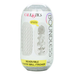 CALEXOTICS - BOUNDLESS RÉVERSIBLE SQUISHY BALL STROKE JAUNE