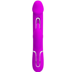 PRETTY LOVE - VIBRATEUR DEJON RABBIT 3 EN 1 MULTIFONCTION  FUCSIA