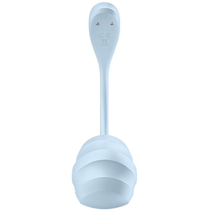 SATISFYER - APPLICATION GRATUITE STIMULATEUR DE POINT G PÉTALE LISSE BLEU CIEL