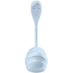 SATISFYER - APPLICATION GRATUITE STIMULATEUR DE POINT G PÉTALE LISSE BLEU CIEL