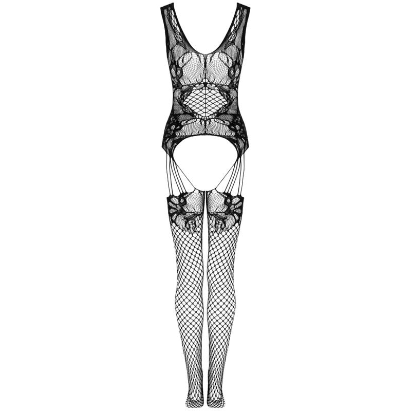 LIVCO CORSETTI FASHION - BODYSTOCKING JULOVE NOIR TAILLE UNIQUE