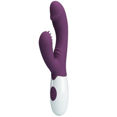 PRETTY LOVE - ANDRE VIBRATEUR RABBIT & STIMULATEUR DE POINT G VIOLET