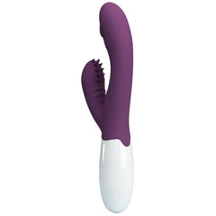 PRETTY LOVE - BUTTERFLY KISS VIBRATEUR RABBIT ET STIMULATEUR DE POINT G VIOLET