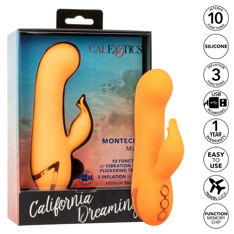 CALEXOTICS - MONTECITO MUSE VIBRATEUR LAPIN ORANGE PAR CALIFORNIA DREAMING