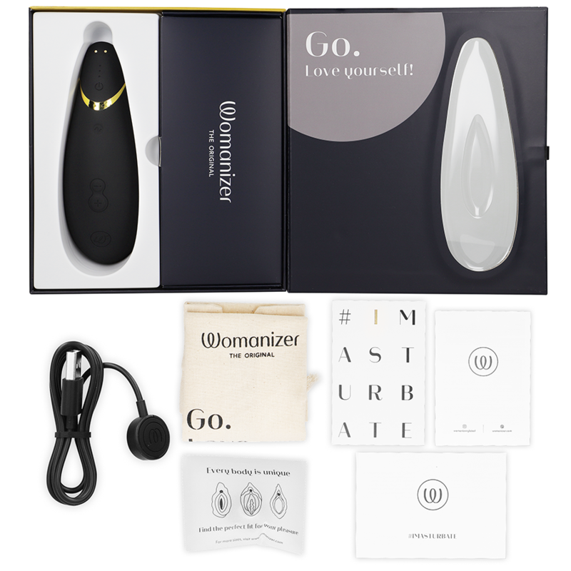 WOMANIZER - STIMULATEUR CLITORAL PREMIUM 2 NOIR