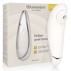 WOMANIZER - STIMULATEUR CLITORAL PREMIUM 2 GRIS CHAUD