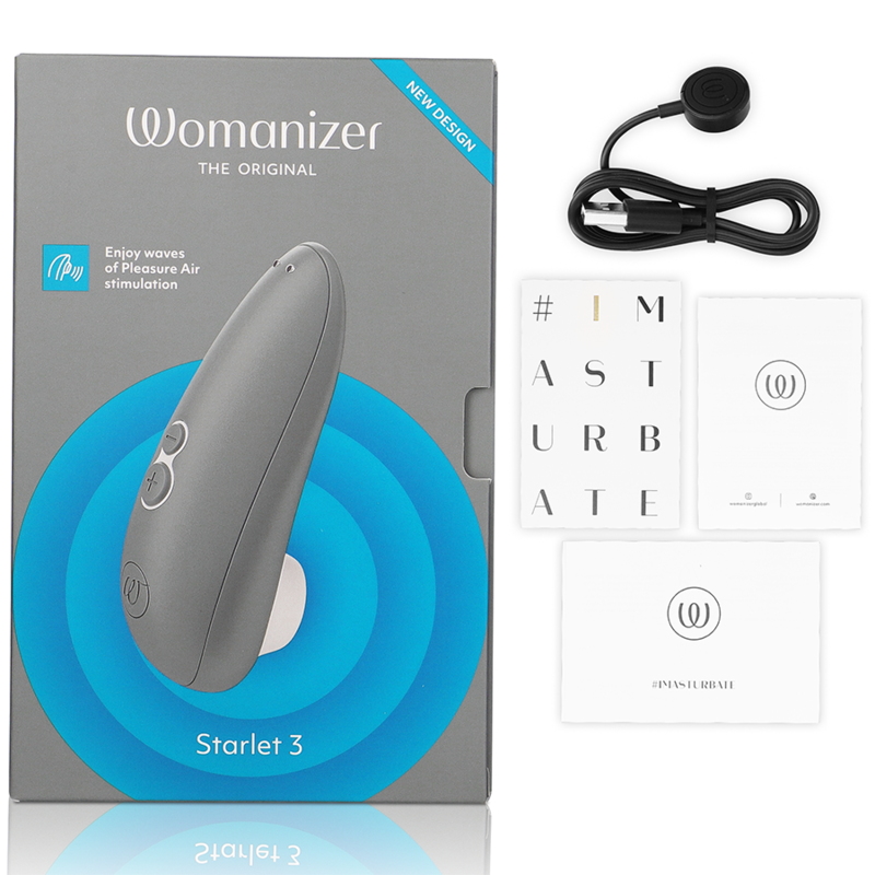 WOMANIZER - STIMULATEUR CLITORAL STARLET 3 GRIS