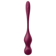 SATISFYER - LOVE BIRDS VARY BALLES VIBRANTES APPLICATION GRATUITE VIN ROUGE