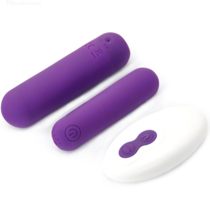 ARMONY - SPLASH JOLINE VIBRATEUR BULLET TÉLÉCOMMANDE EN SILICONE 10 VIBRATIONS 6.5 X 1.5 CM VIOLET