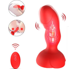 ARMONY - EXTREME A BLOOM VIBRATEUR ROSE ET PLUG ANAL TÉLÉCOMMANDE ROUGE