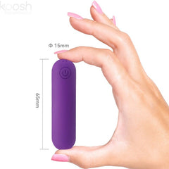 ARMONY - SPLASH JOLINE VIBRATEUR BULLET TÉLÉCOMMANDE EN SILICONE 10 VIBRATIONS 6.5 X 1.5 CM VIOLET