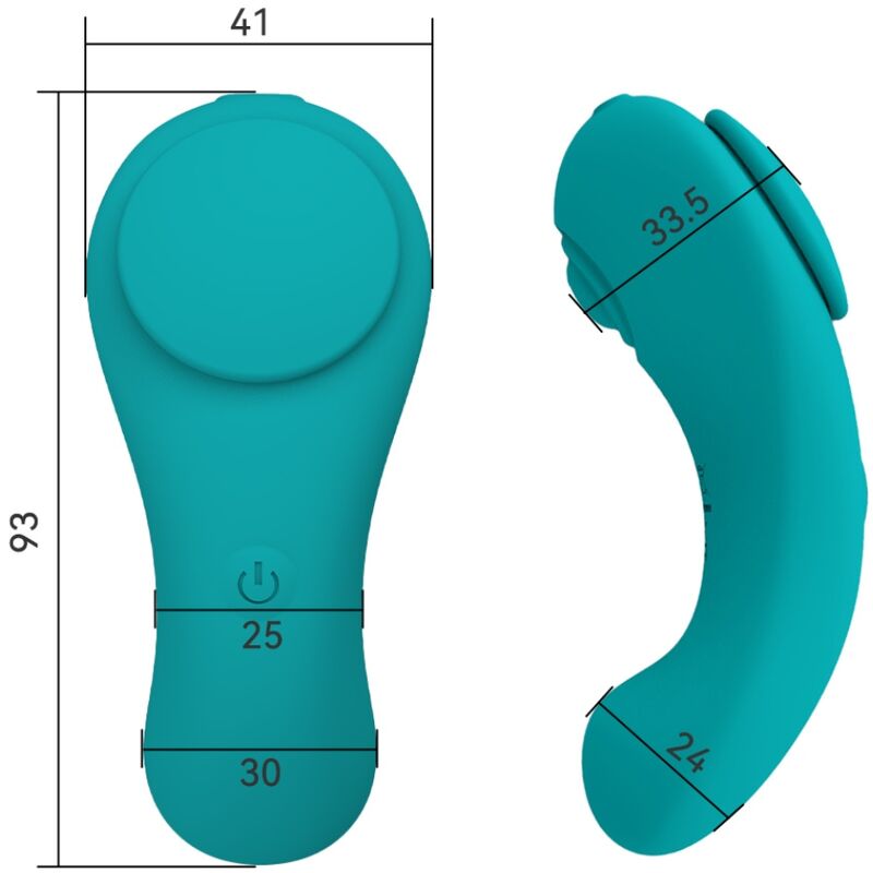 ARMONY - PLEASURE PANTY VIBRATEUR TÉLÉCOMMANDE 3 VITESSES VERT