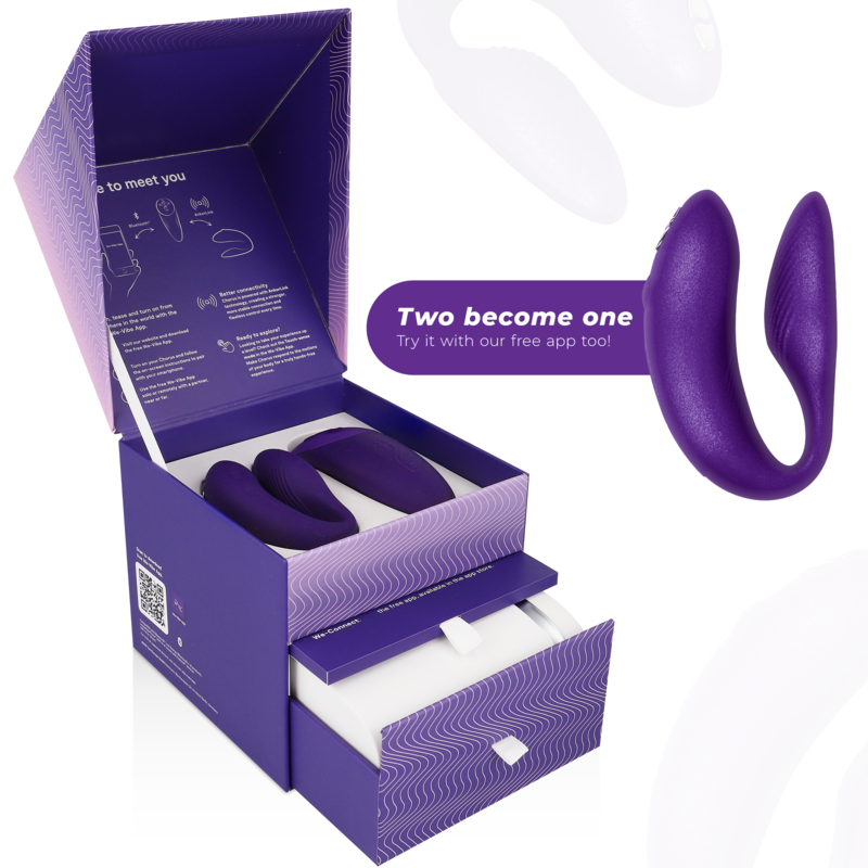 WE-VIBE - VIBRATEUR CHORUS POUR COUPLES AVEC CONTRÔLE DE SQUEEZE LILAS