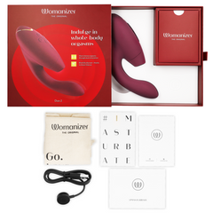 WOMANIZER - DUO 2 STIMULATEUR BORDEAUX