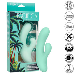 CALEXOTICS - PACIFICA FIJI VIBRATEUR & ESTIMULATEUR POINT G 10 VIBRATIONS AQUA