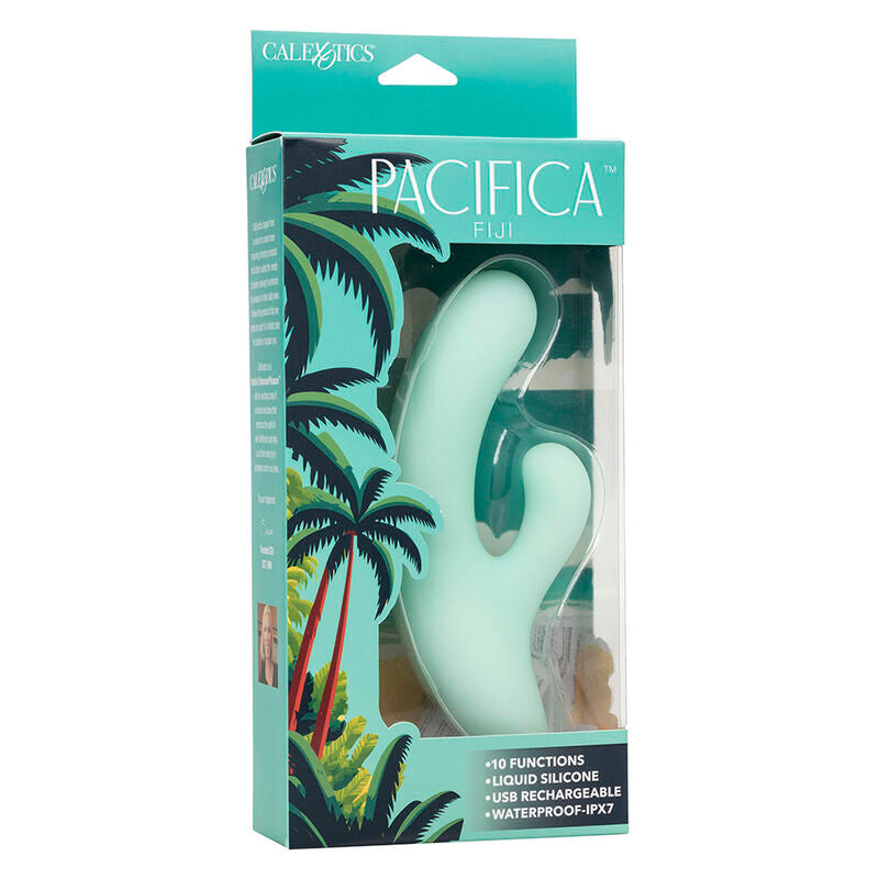 CALEXOTICS - PACIFICA FIJI VIBRATEUR & ESTIMULATEUR POINT G 10 VIBRATIONS AQUA