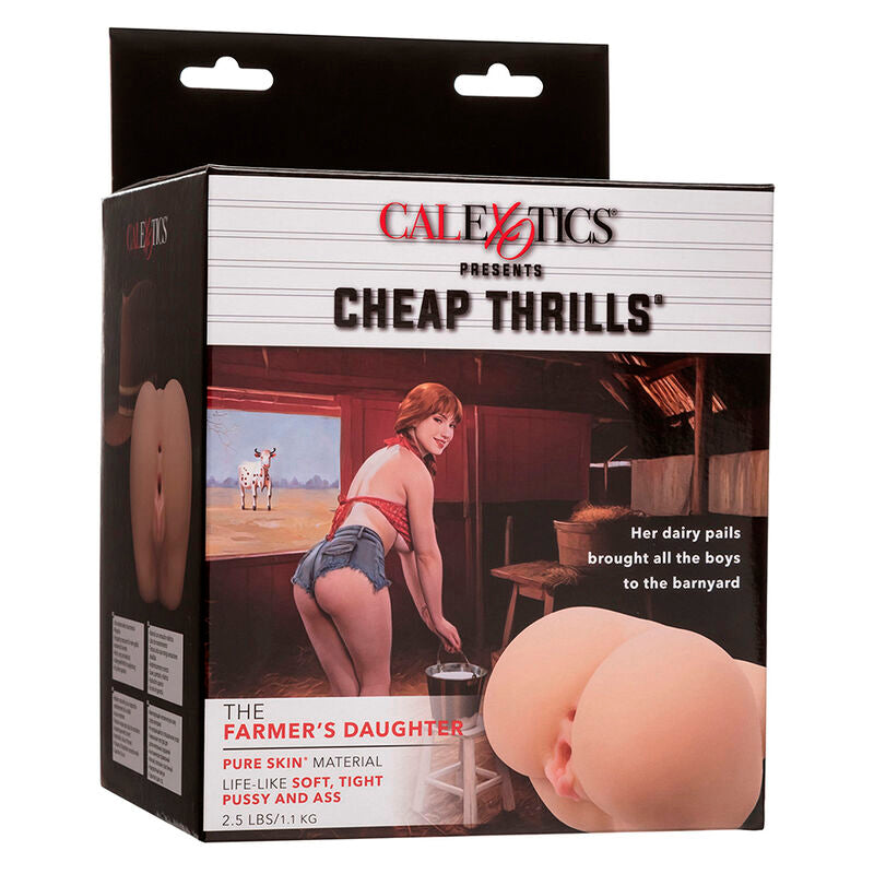 CALEXOTICS - LA FILLE DU FERMIER DOUBLE MASTURBATEUR RÉALISTE CHAIR