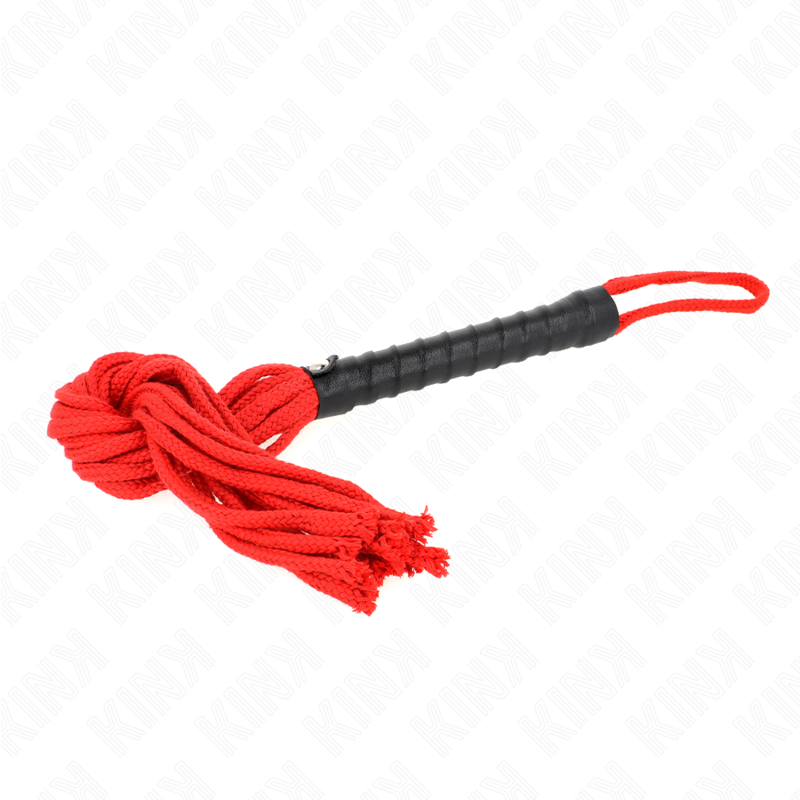 KINK - FOUET CORDE ROJO 56 CM