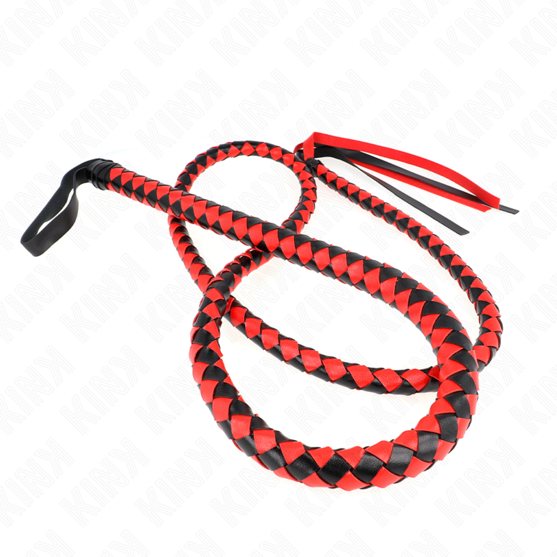 KINK - FOUET LONG SERPENT ROUGE 210 CM