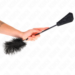 KINK - PLUMES D'AUTRUCHE POUR TICKLE AVEC PALETTE DENTELLE 56 CM