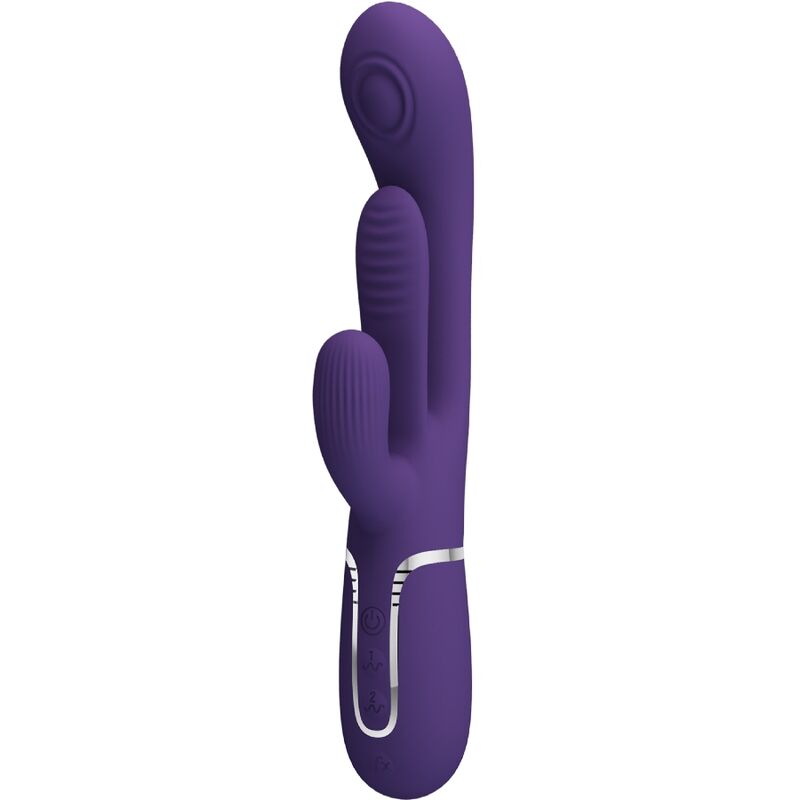 PRETTY LOVE - SHANIA TRIPLE RABBIT VIBRATEUR MULTIFONCTION VIOLET