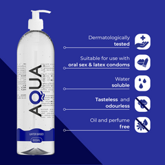 AQUA QUALITY - LUBRIFIANT À BASE D''EAU 1000 ML