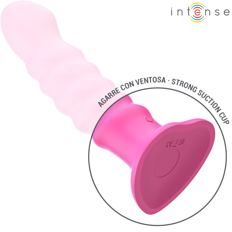 INTENSE - CINDY VIBRATEUR TAILLE L DESIGN SPIRALE 10 VIBRATIONS ROSE TÉLÉCOMMANDE