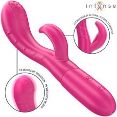 INTENSE - AMARA VIBRATEUR AVEC LANGUE STIMULANTE 10 VIBRATIONS ROSE