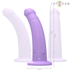 INTENSE - EDDIE VIBRATEUR 17,5 CM 10 VIBRATIONS VIOLET TÉLÉCOMMANDE