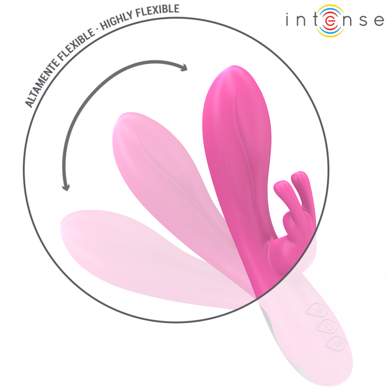 INTENSE - RANDALL VIBRATEUR RABBIT 10 VIBRATIONS ROSE