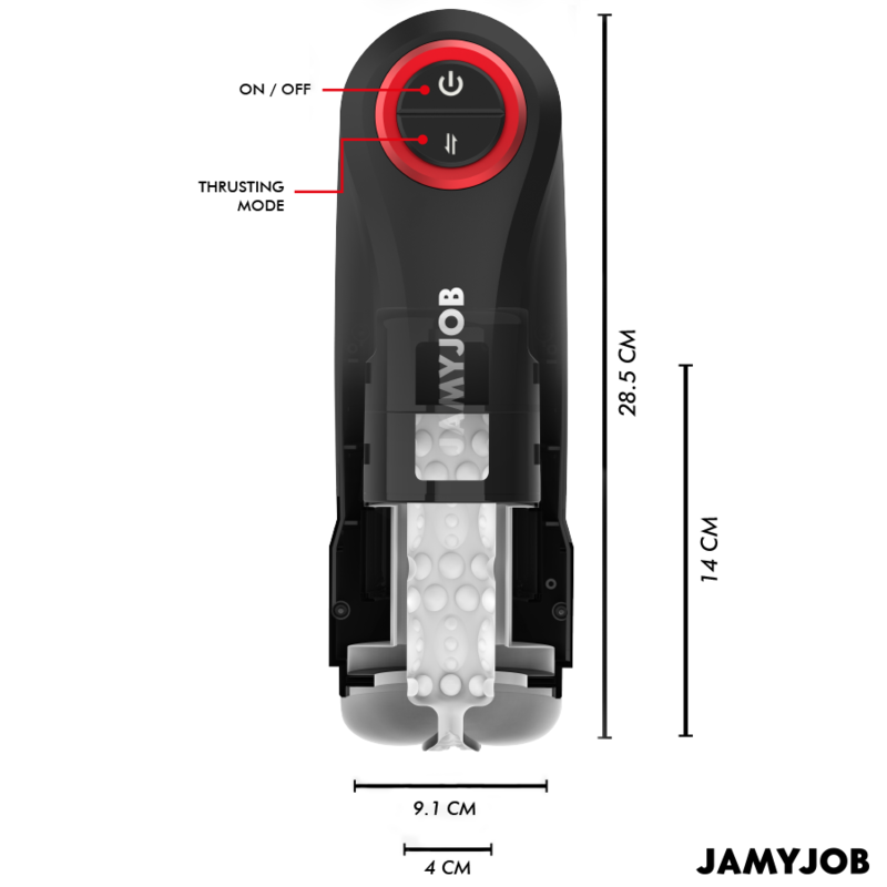 JAMYJOB - MASTURBATEUR VAGIN AUTOMATIQUE PAR GRAVITÉ 5 MODES D'ASPIRATION