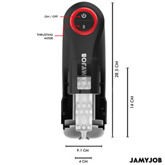 JAMYJOB - MASTURBATEUR VAGIN AUTOMATIQUE PAR GRAVITÉ 5 MODES D'ASPIRATION