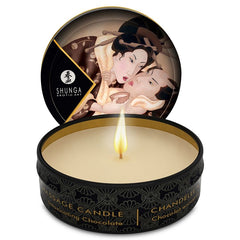 SHUNGA - BOUGIE DE MASSAGE MINI CARESS BY CANDELIGHT CHOCOLAT 30 ML