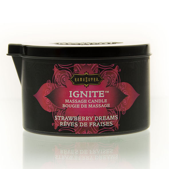 KAMASUTRA - BOUGIE DE MASSAGE FRAISE RÊVES 170 GR