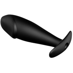 PRETTY LOVE - PLUG ANAL EN SILICONE FORME PÉNIS ET 12 MODES DE VIBRATION NOIR