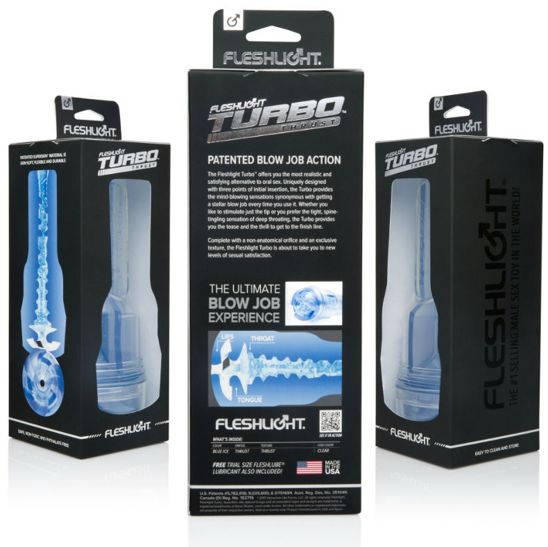 FLESHLIGHT - TURBO POUSSÉE BLEU GLACE