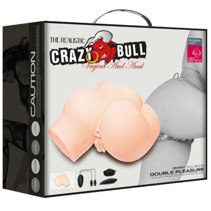 CRAZY BULL - CUL AVEC VAGIN ET ANUS RÉALISTES ET VIBRATION