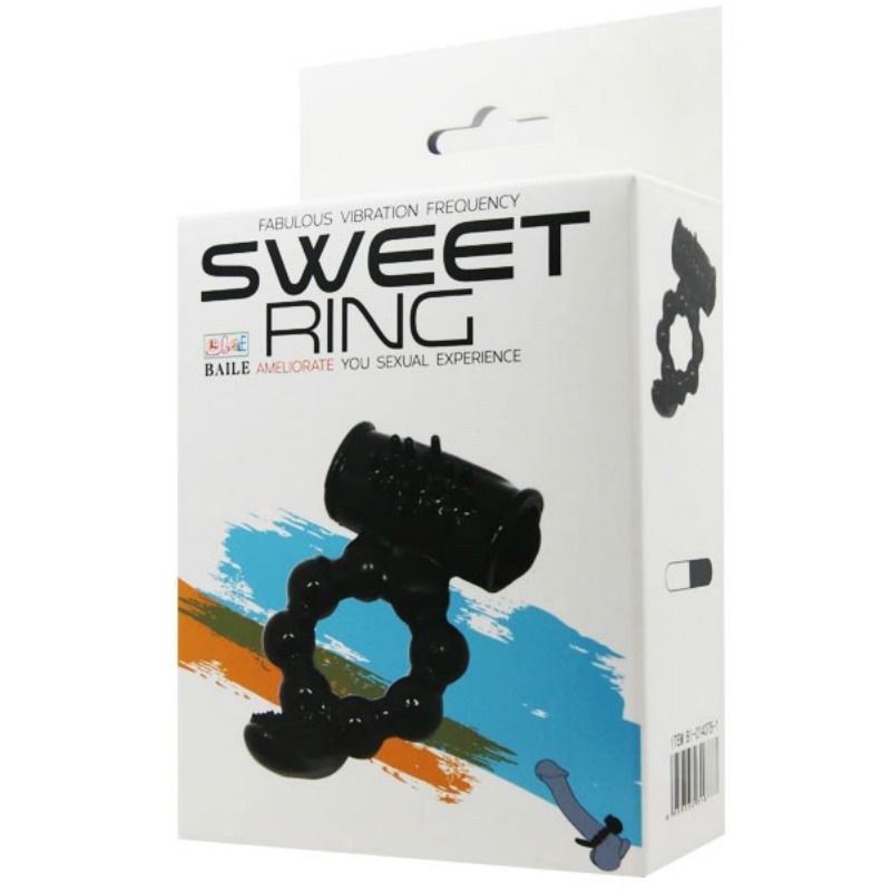 BAILE - ANNEAU SWEET RING AVEC DOUBLE STIMULATEUR