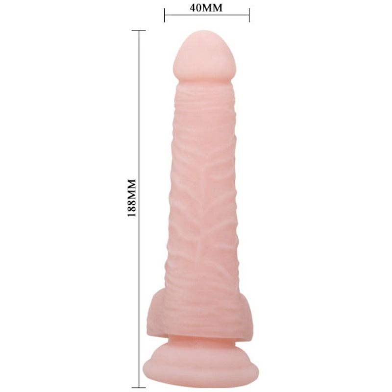 Gode réaliste 18,8 cm peau – sextoy ventouse Baile