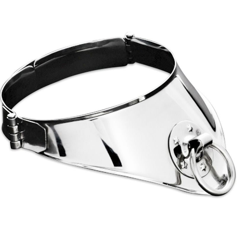 METAL HARD - COLLIER DE RETENUE AVEC ANNEAU ET CADENAS 12,5 CM