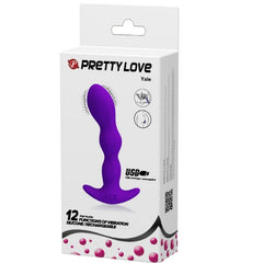 PRETTY LOVE - MASSAGER ANAL 12 MODES DE VIBRATION LILAS